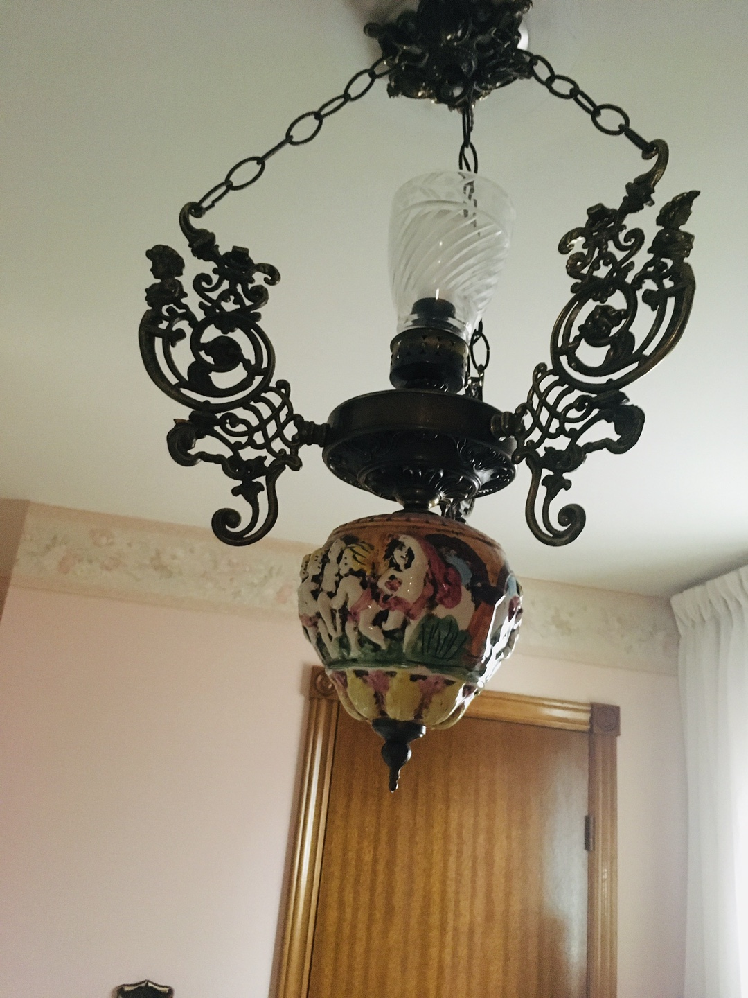 Vintage Ceramic Hanging Lamp - photo 3