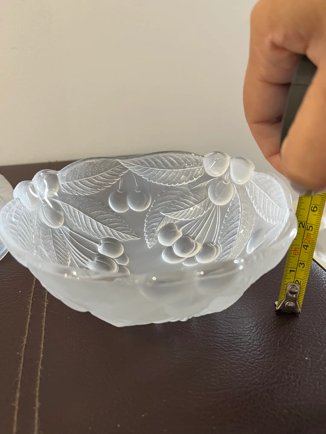 Set of 4 of Vintage Lalique Style Bowls thumbnail