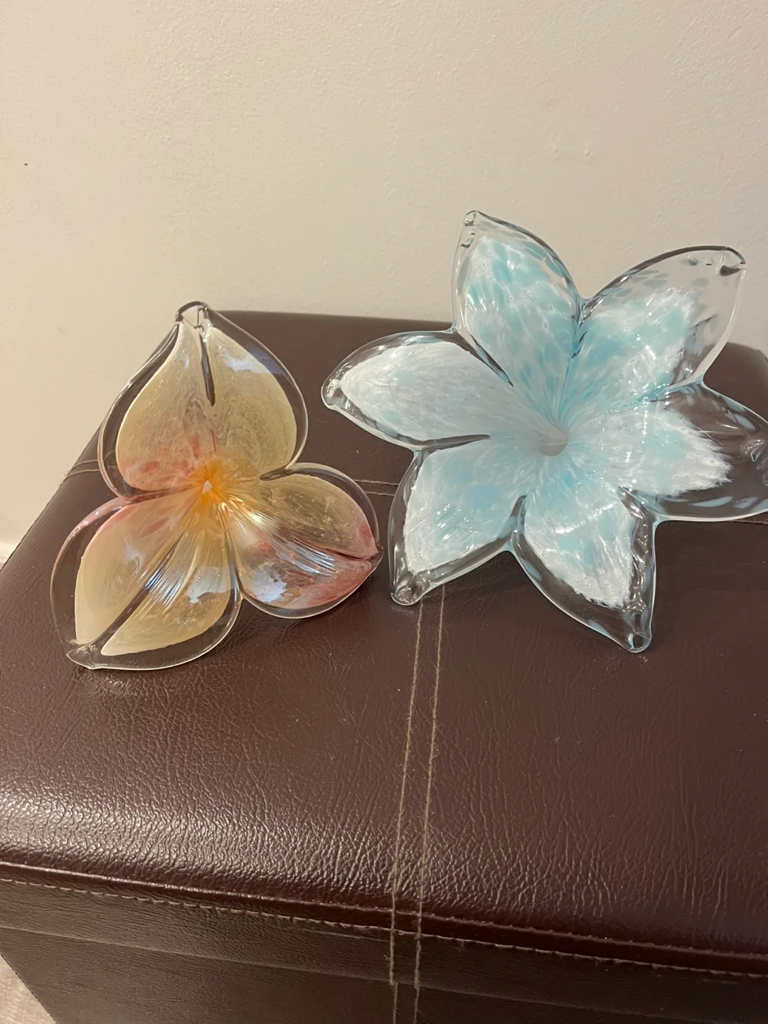 Glass Flower Decor - Set of 2 thumbnail