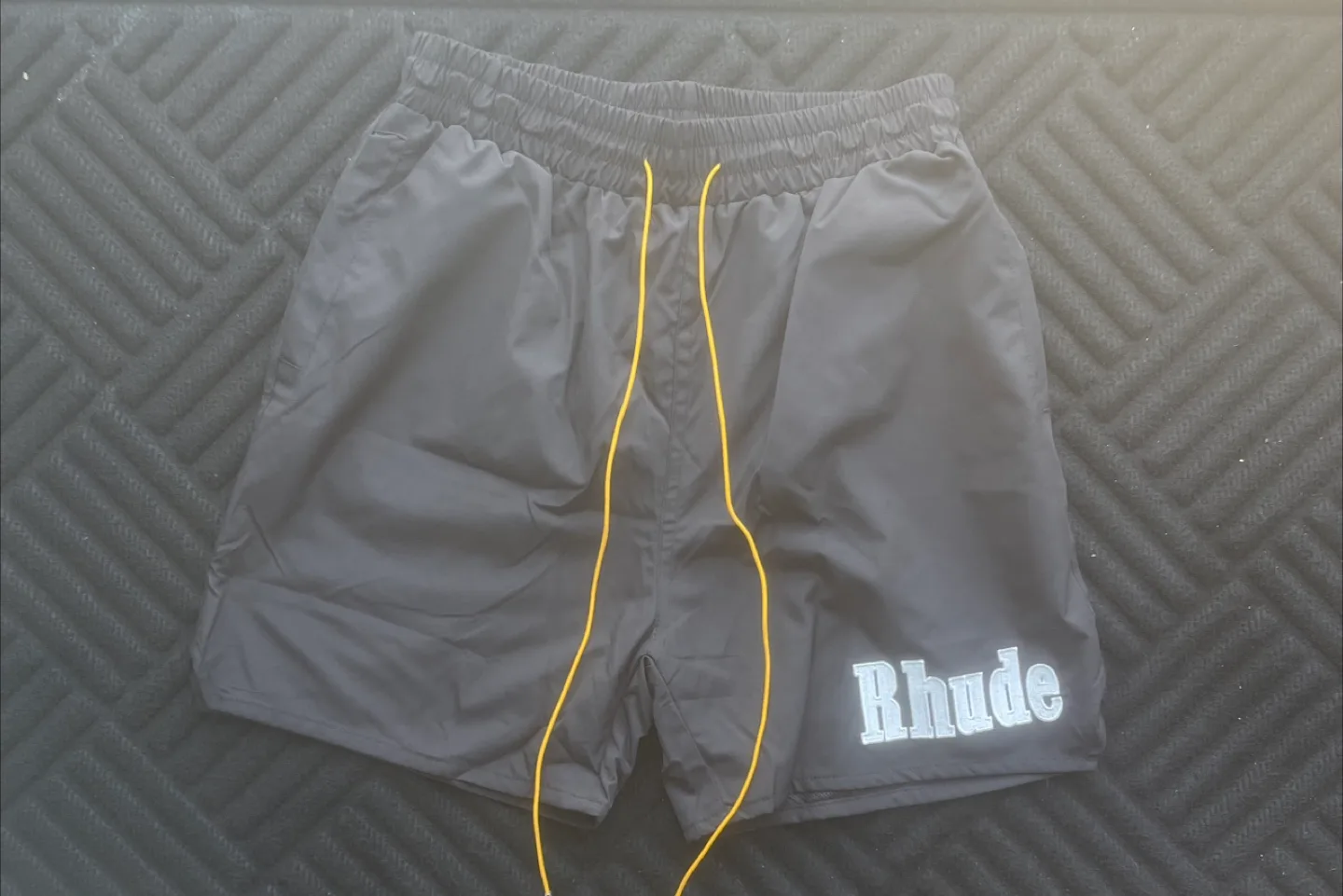 Rhude Shorts – Size Large – Blue & Black – Brand New with tags image indicator(3)