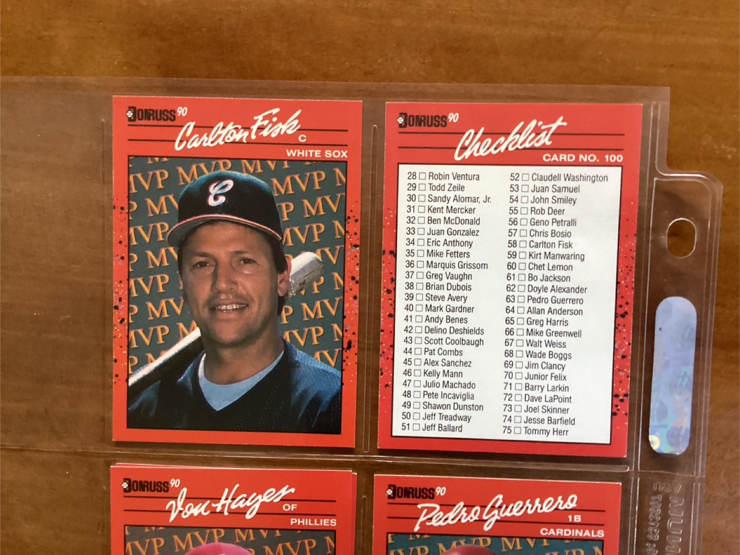 6. 1990 DONRUSS MLB Cards #’s 100,BC6,BC12,BC19,BC25 & BC26 - photo 2