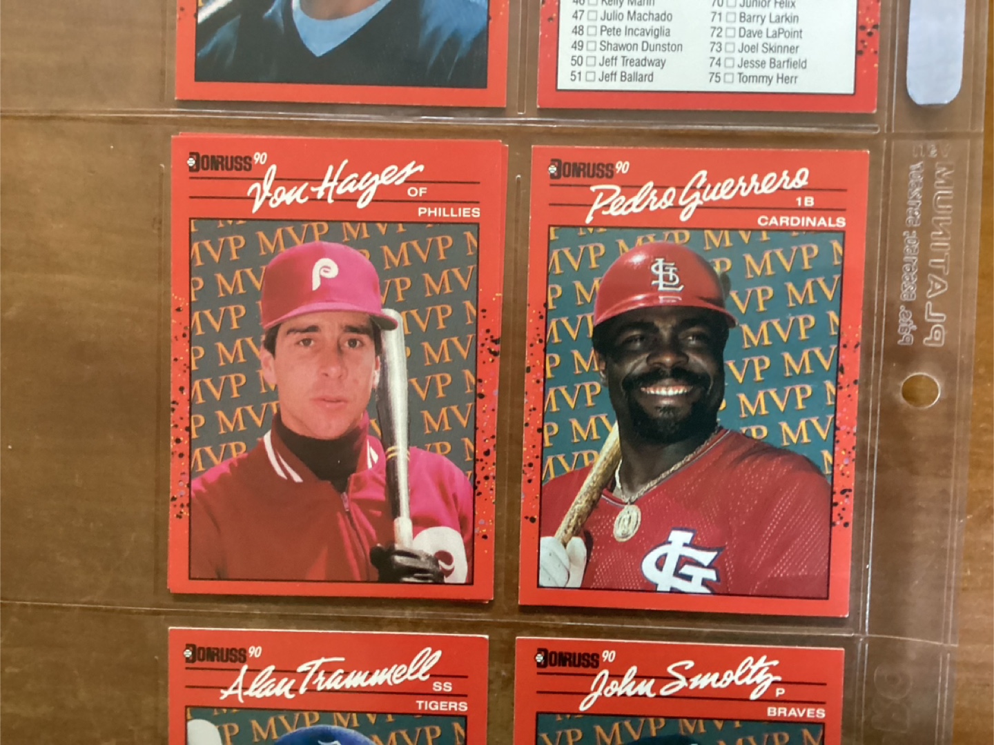 6. 1990 DONRUSS MLB Cards #’s 100,BC6,BC12,BC19,BC25 & BC26 - photo 3
