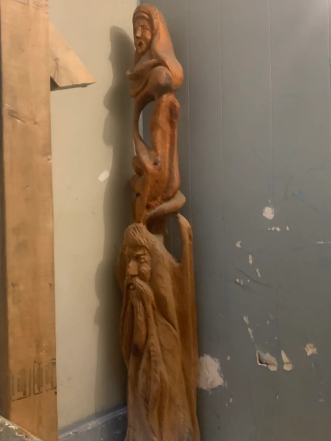 Carved religious statue thumbnail