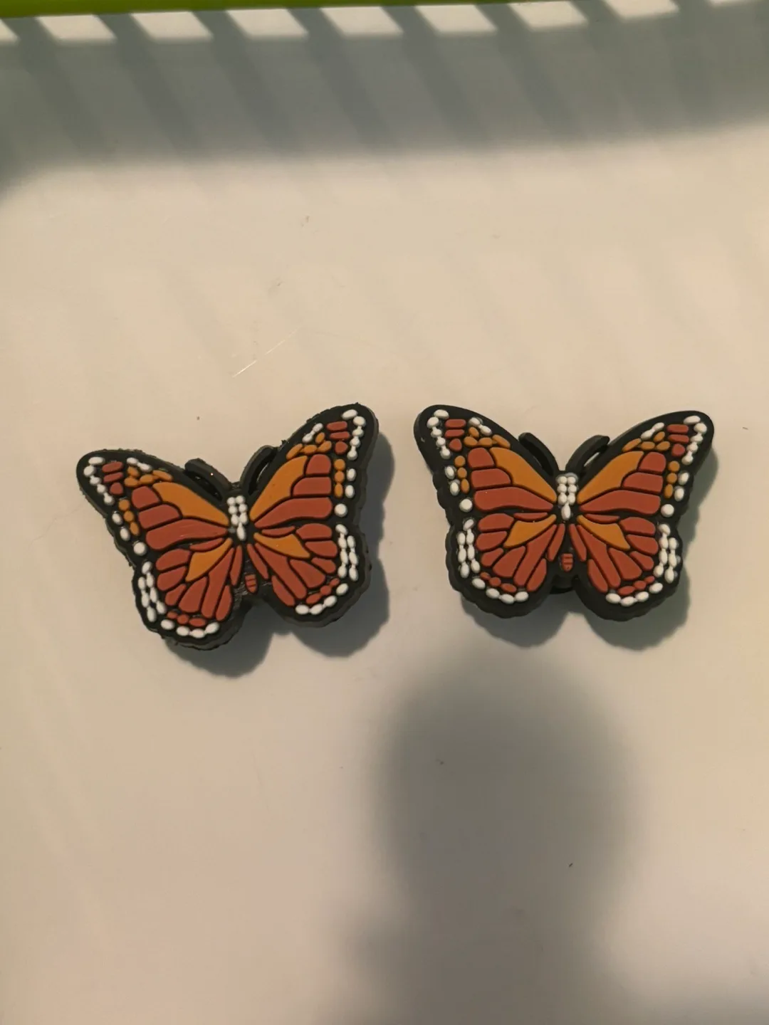 Two colourful butterfly Jibbitz charms thumbnail