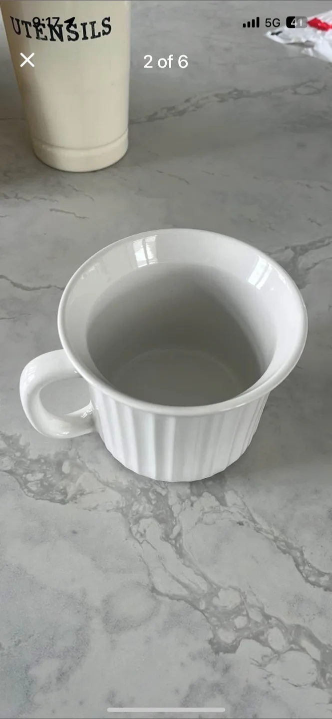 White Ceramic mug image indicator(2)