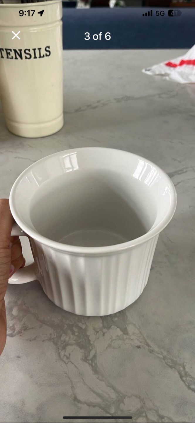 White Ceramic mug