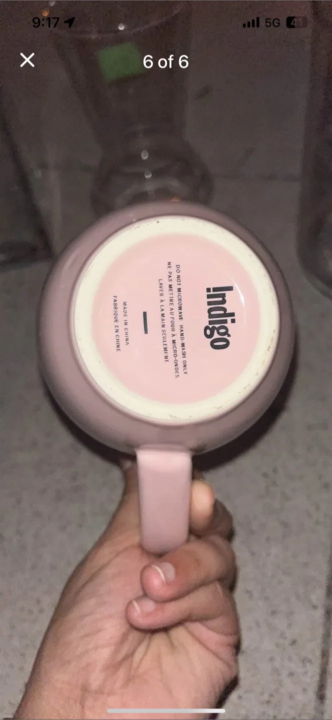 Indigo 'Mom' Mug - A Title Just Above Queen image indicator(2)