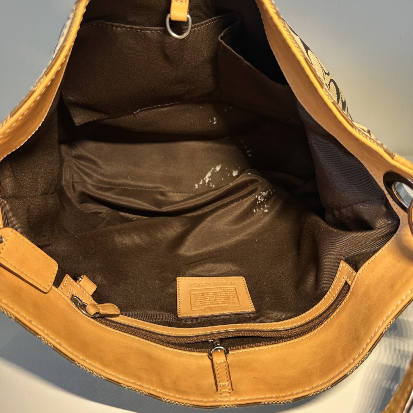 Coach Monogram Canvas & Leather Shoulder Bag - photo 4