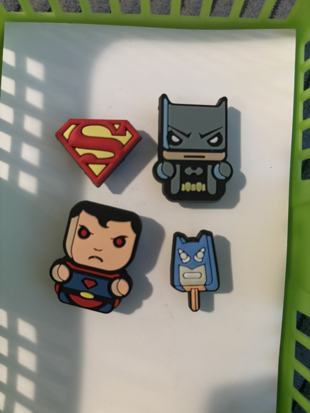 Set of 4 Superhero Jibbitz