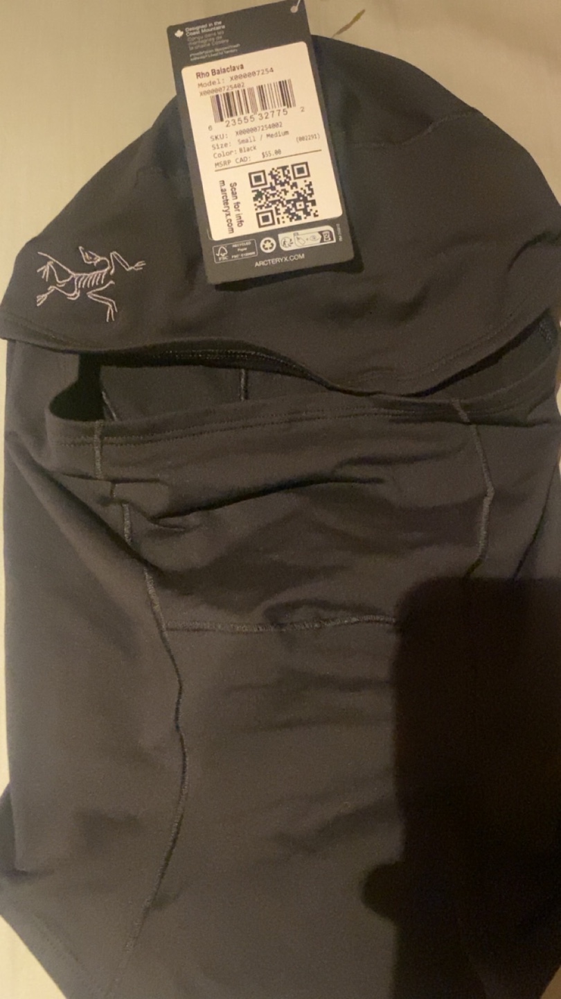 Arc'teryx Rho Balaclava - Black (S/M)