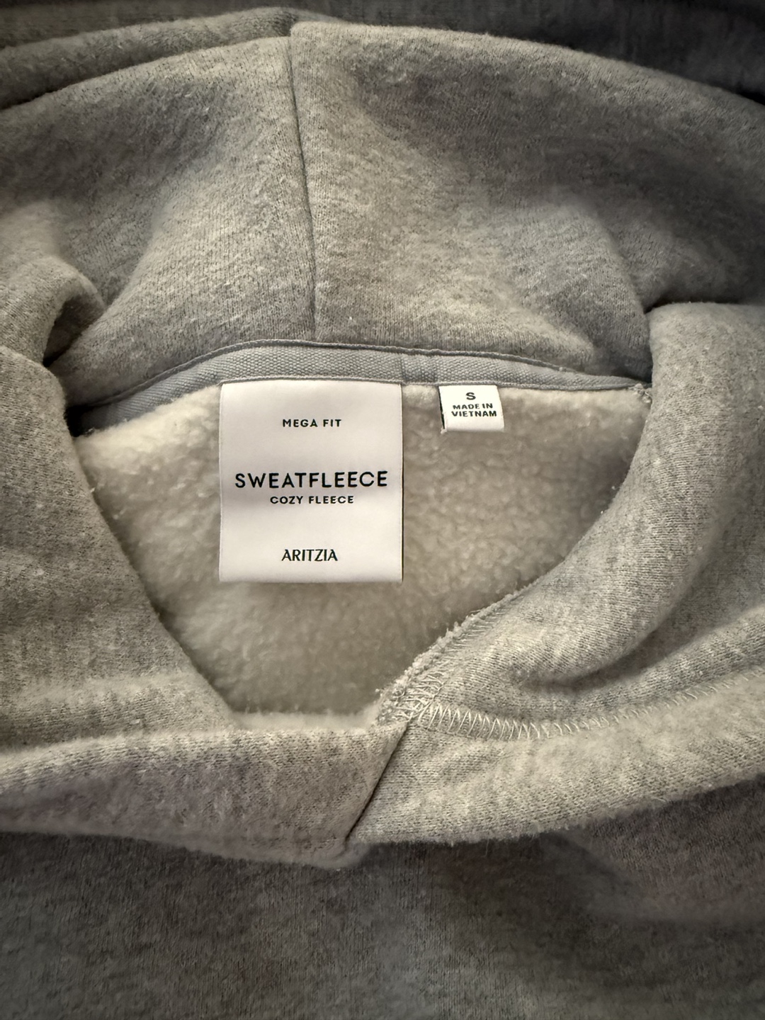 Aritzia Sweatfleece Mega Fit Hoodie - Size S - photo 2