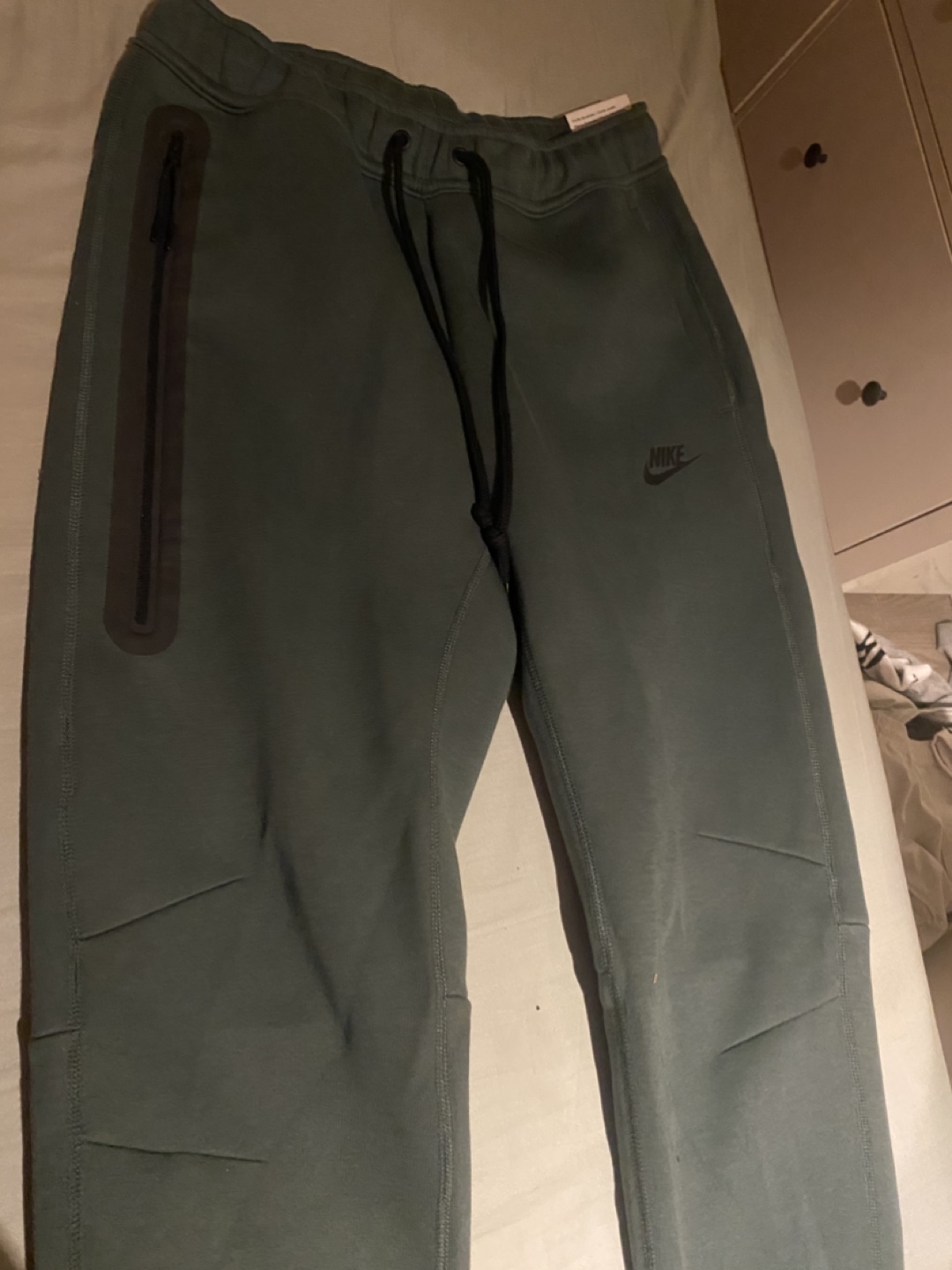 Nike Tech Fleece Olive Green Pants