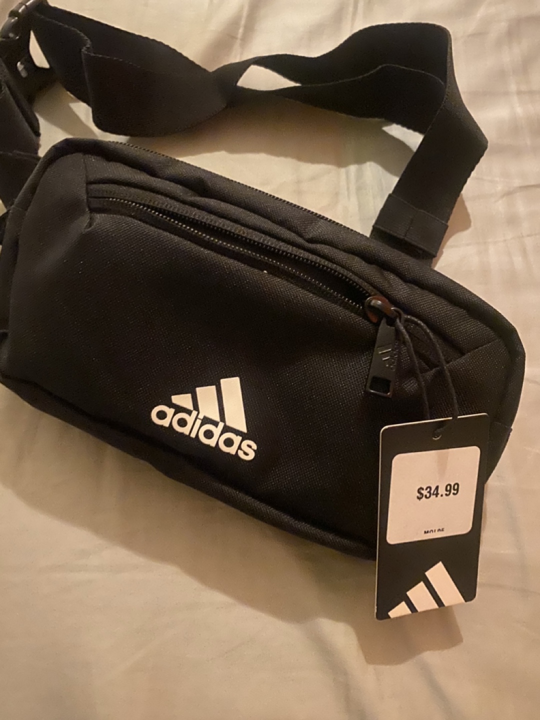 Adidas Black Belt Bag - Like New