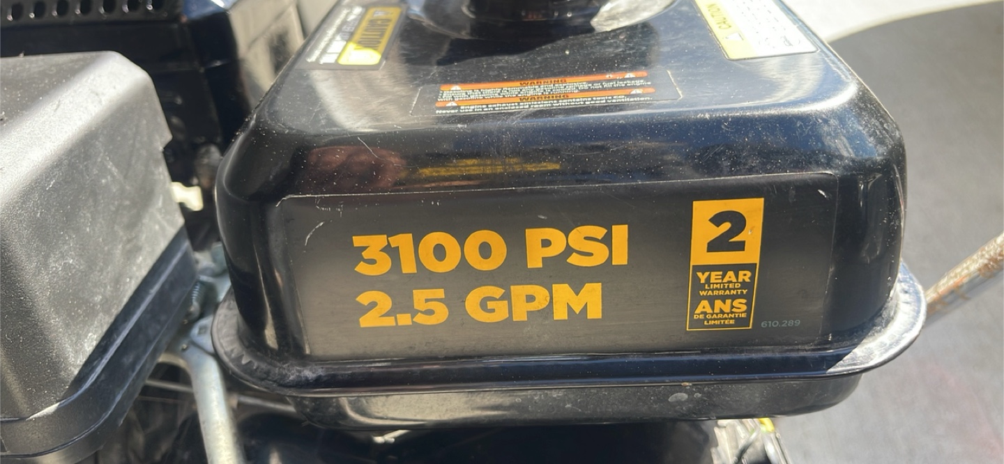 BE Workshop 3100 PSI Pressure Washer - photo 2
