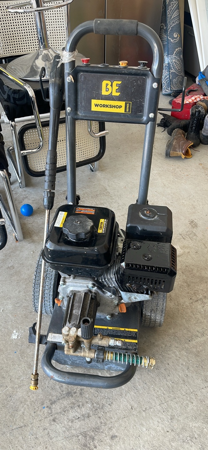 BE Workshop 3100 PSI Pressure Washer