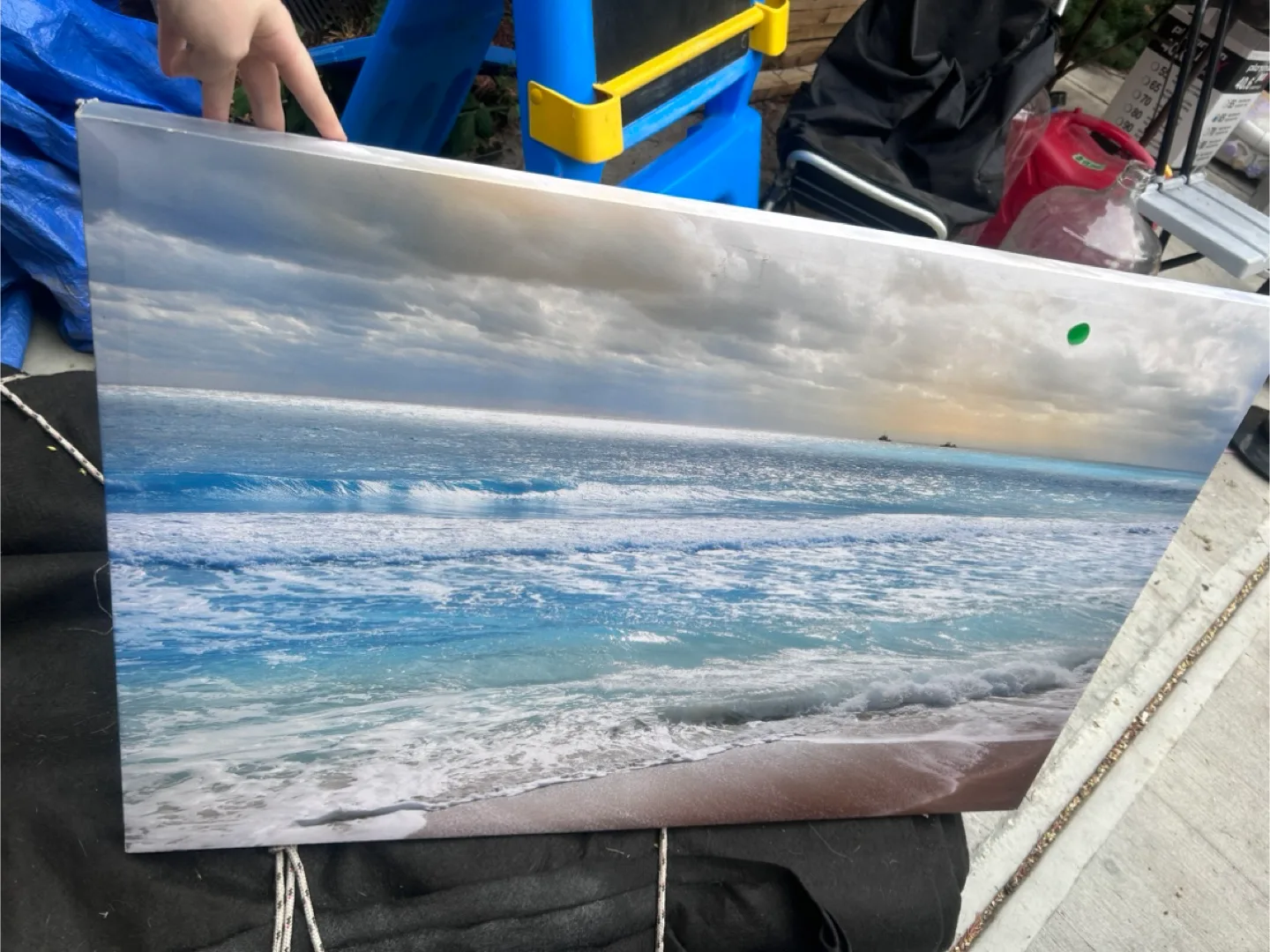 beach painting🧡 thumbnail
