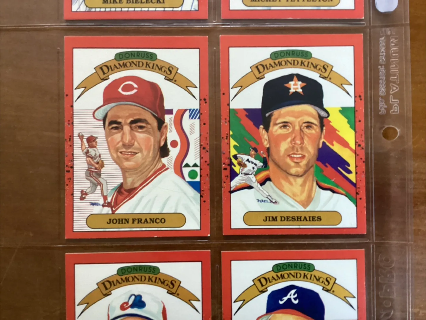 6. 1990 DONRUSS MLB DIAMOND KINGS Cards #’s 5, 7, 8, 9, 14 & 25 image indicator(3)