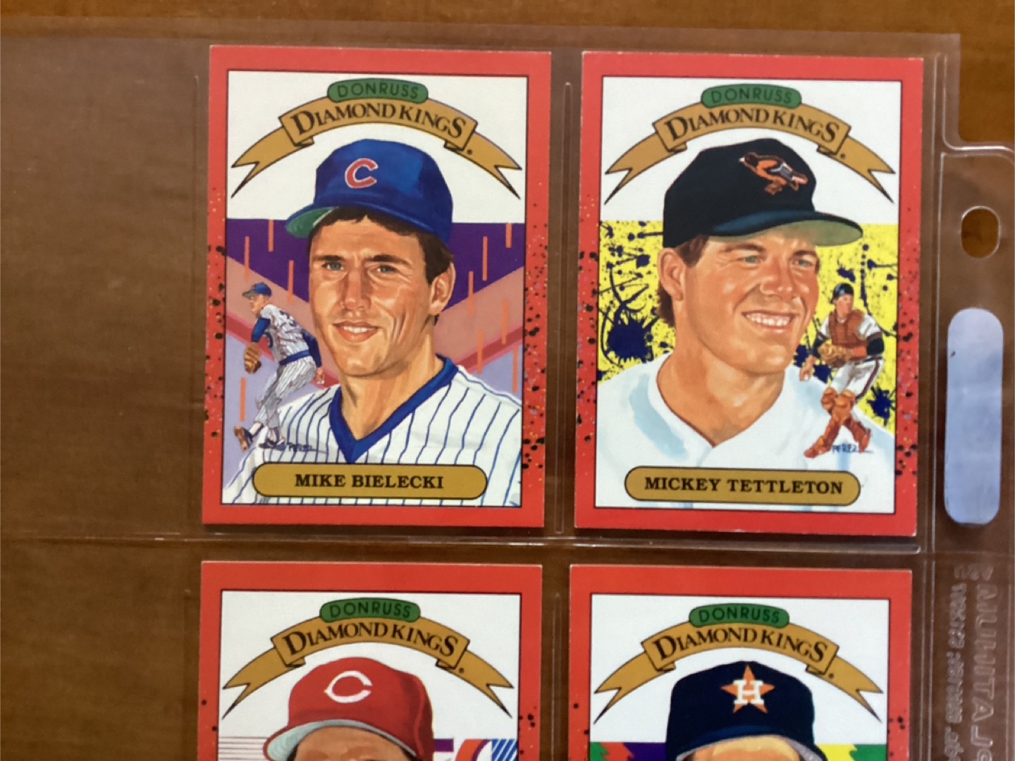 6. 1990 DONRUSS MLB DIAMOND KINGS Cards #’s 5, 7, 8, 9, 14 & 25 - photo 2
