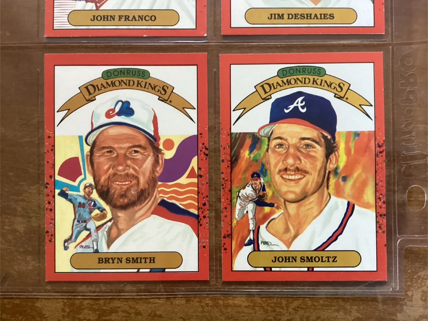 6. 1990 DONRUSS MLB DIAMOND KINGS Cards #’s 5, 7, 8, 9, 14 & 25 image indicator(4)