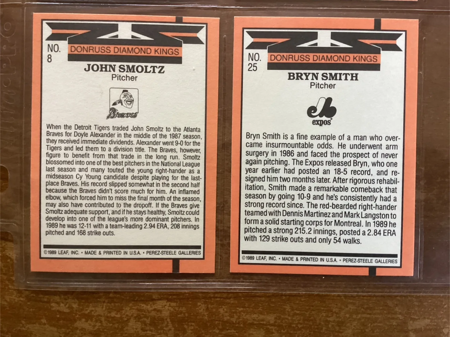 6. 1990 DONRUSS MLB DIAMOND KINGS Cards #’s 5, 7, 8, 9, 14 & 25 image indicator(8)