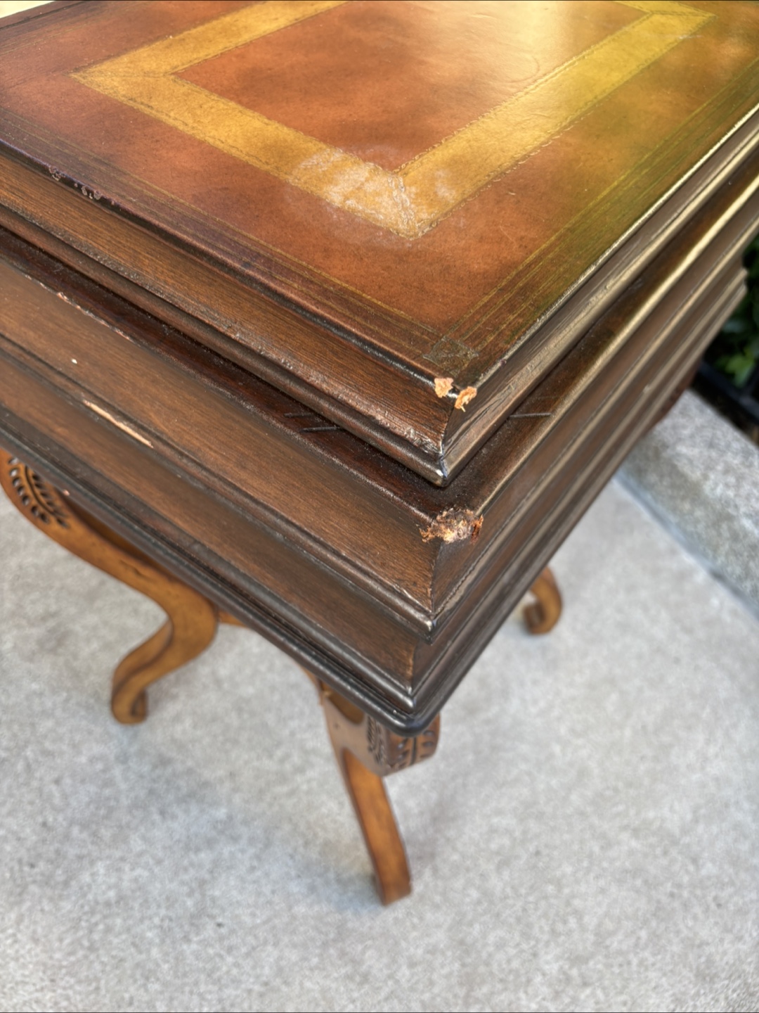 Vintage Bookcase Side Table - photo 3