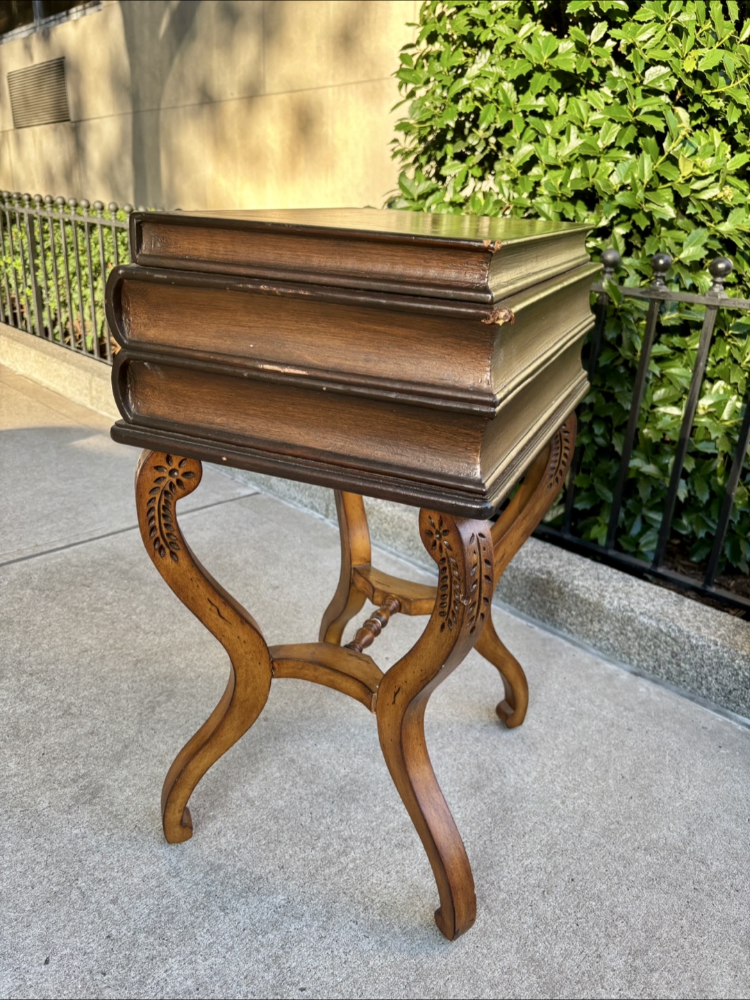 Vintage Bookcase Side Table - photo 2