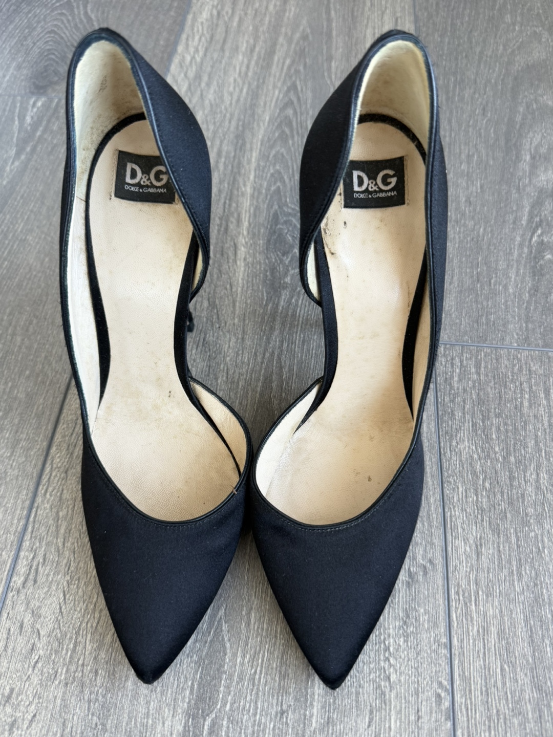 D&G Black Heels - Size 36