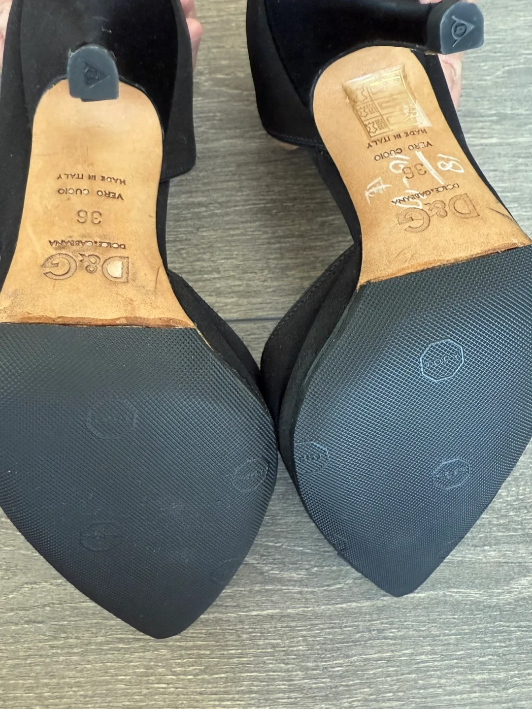 D&G Black Heels - Size 36 image indicator(5)