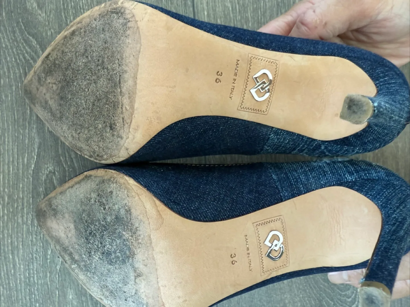 Dsquared2 Denim Heels - Size 36 image indicator(6)