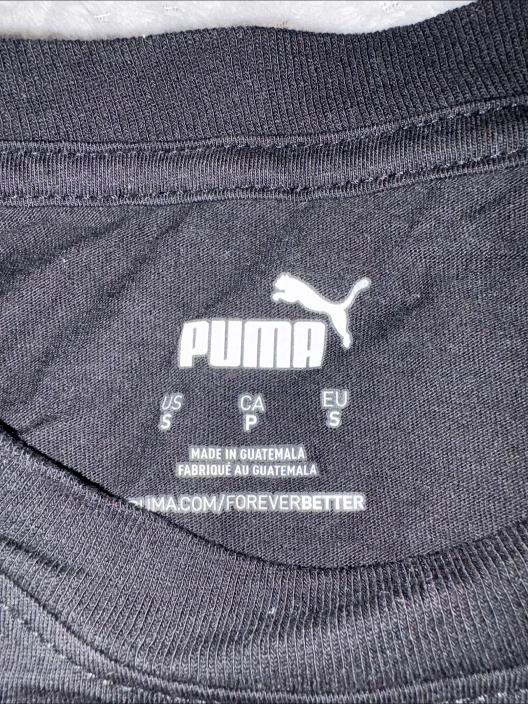 Puma Black Graphic T-Shirt Size S image indicator(3)