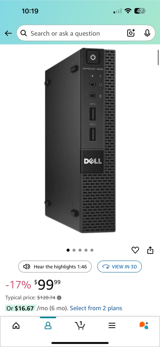 Dell OptiPlex 3020 Mini PC
