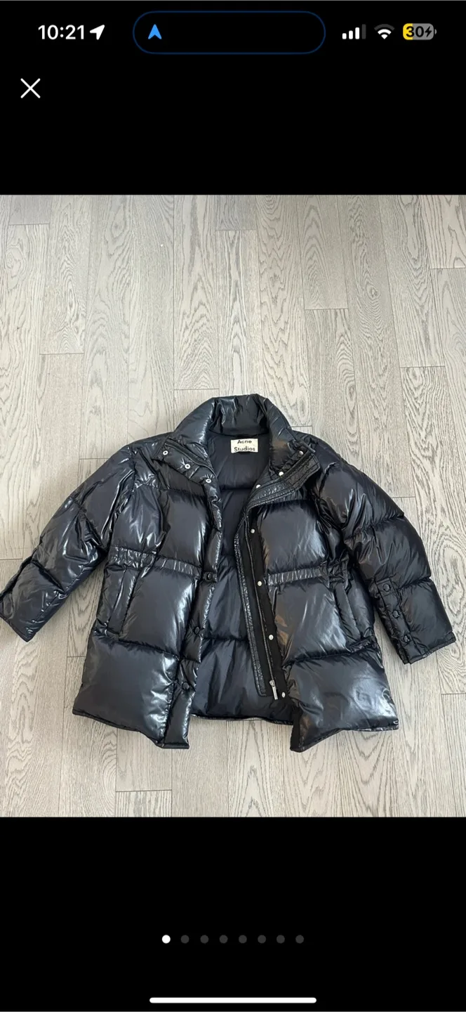 Acne Studios Black Puffer Jacket🧡 thumbnail