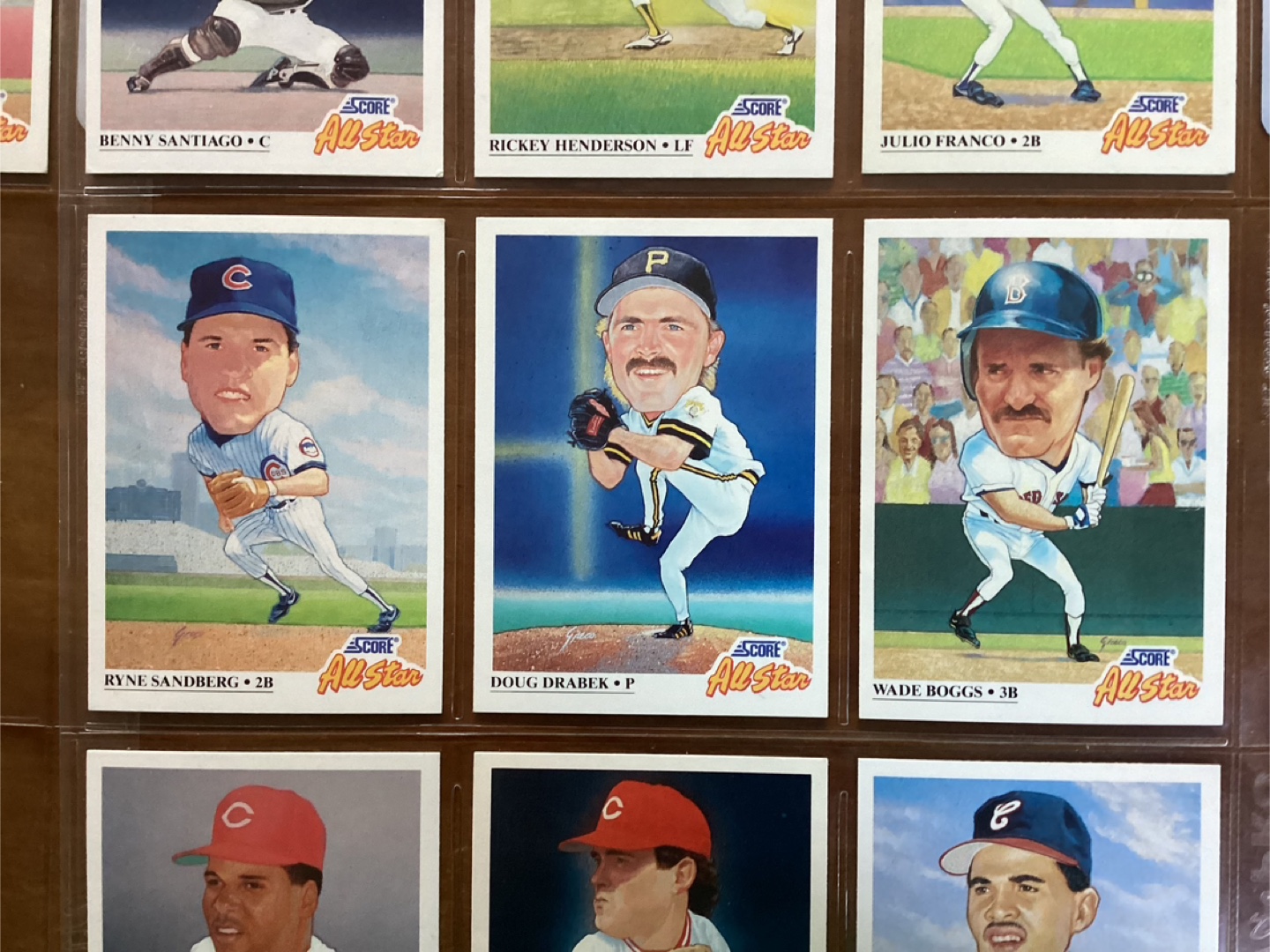 1991 SCORE MLB Cards 392,393,394,397,662,662,663,665,666 & 667 - photo 3