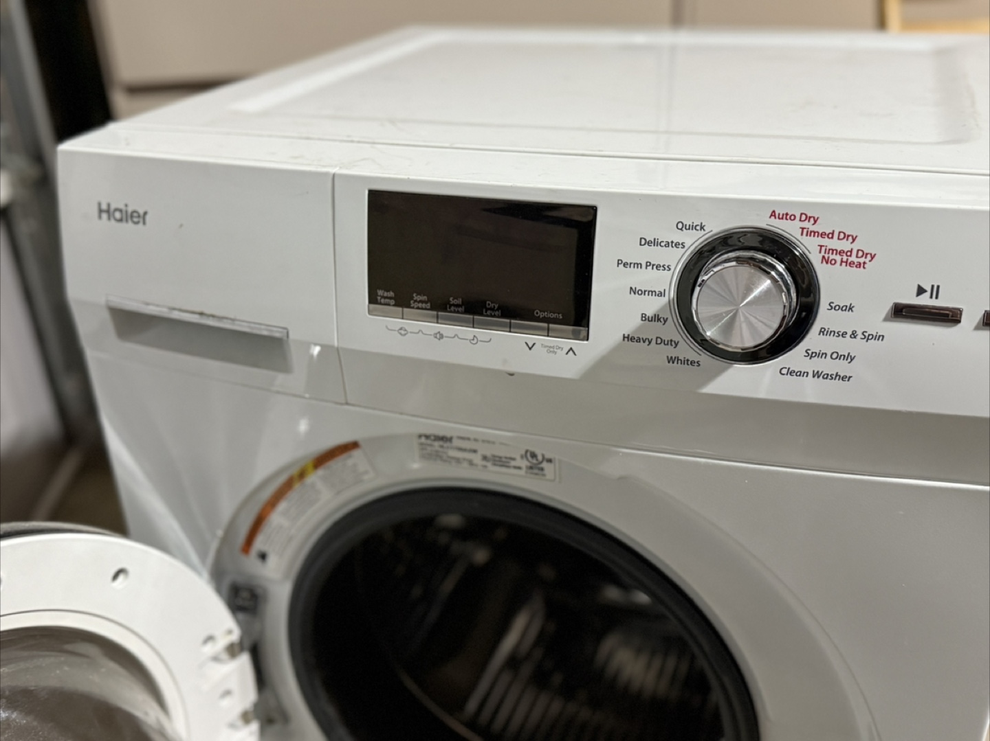 Haier Washing Machine - photo 3