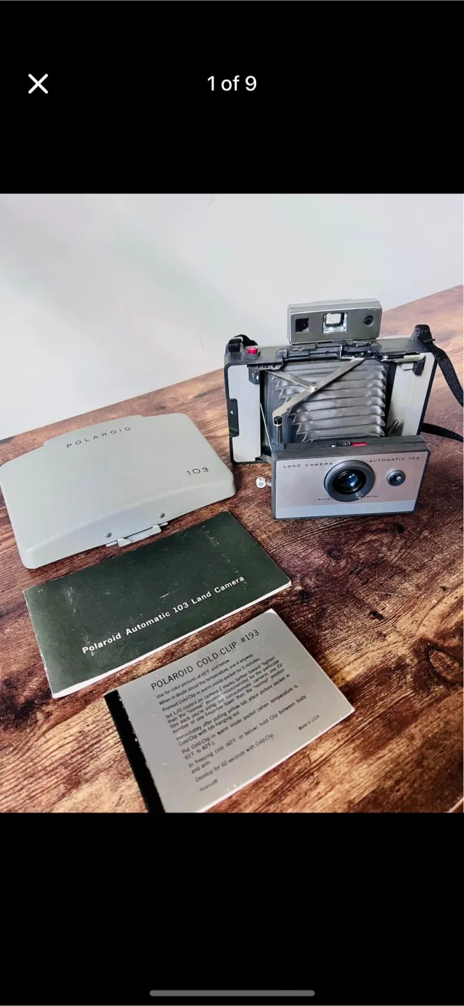 VINTAGE 60’s POLAROID Automatic 103 Land Camera thumbnail