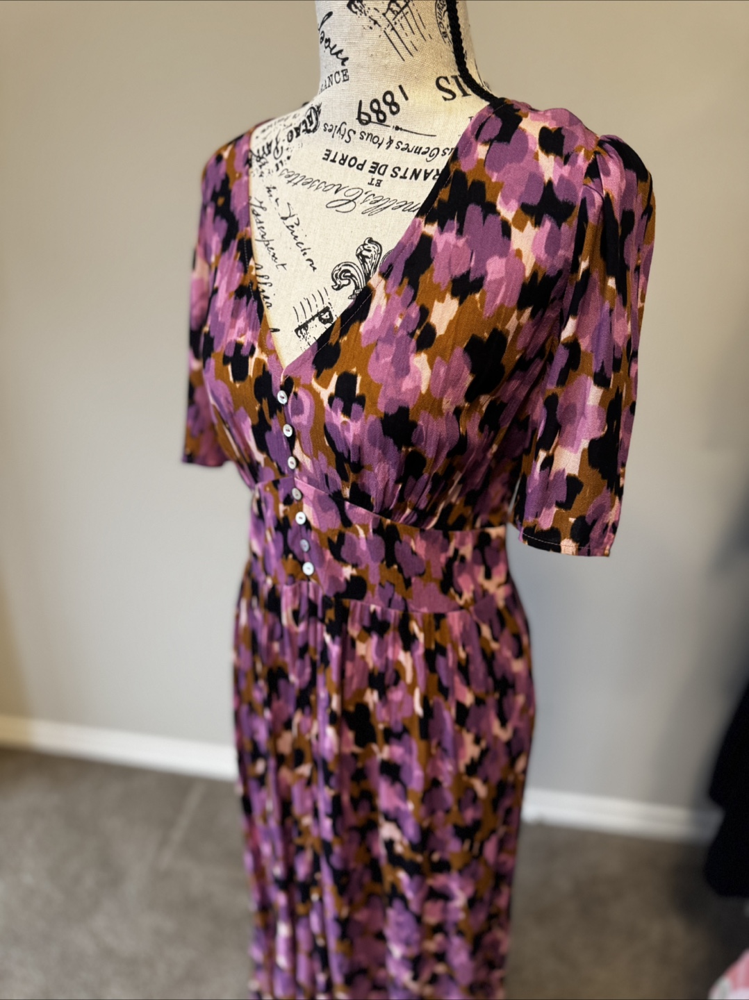 Floral Print Maxi Dress size S - photo 4