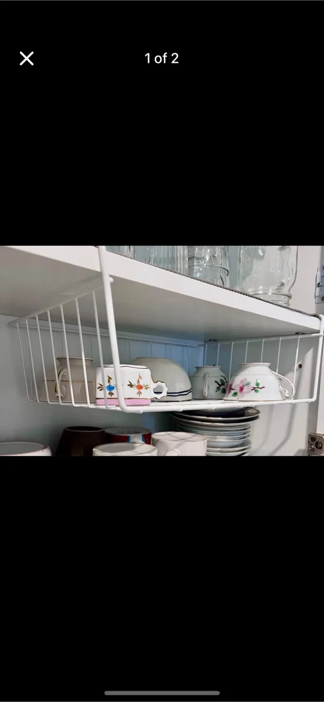 Under Shelf Wire Basket extra storage thumbnail