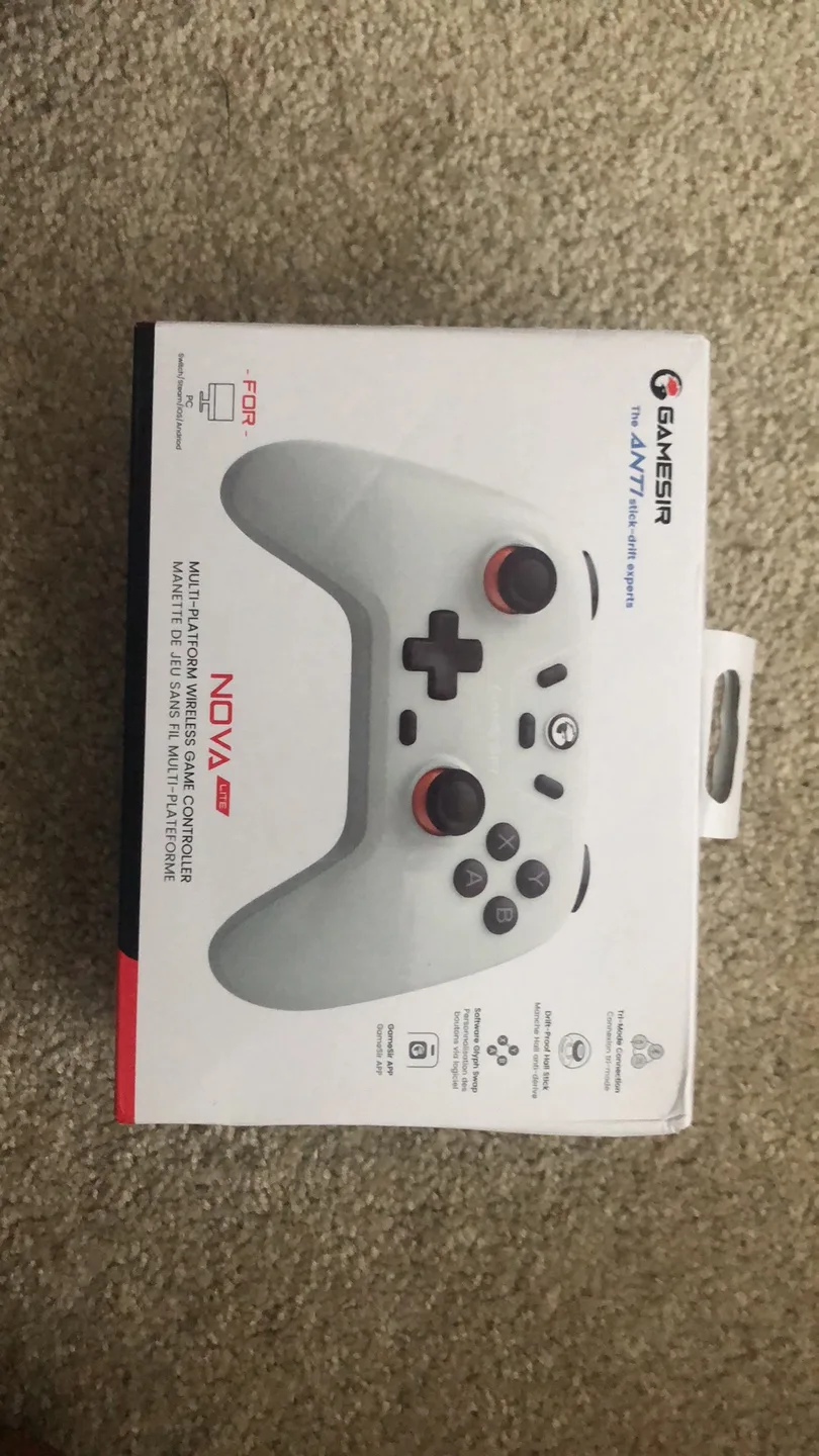 GameSir Nova Lite Wireless Game Controller - White/Black thumbnail