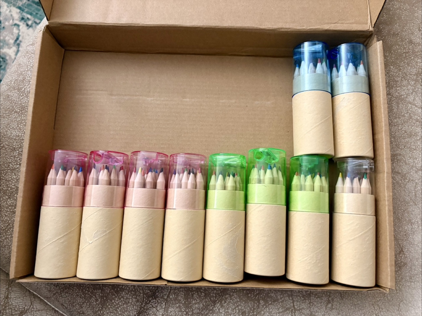 FREE - Colouring Pencils, Cupcake Boxes & Stickers