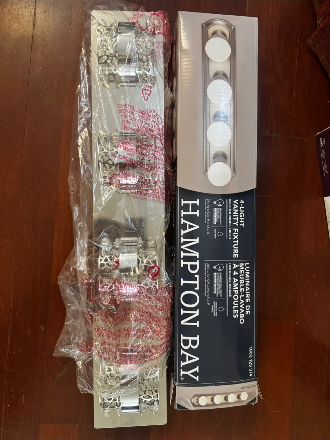 Hampton Bay 4-Light Vanity Fixture - New in Box thumbnail