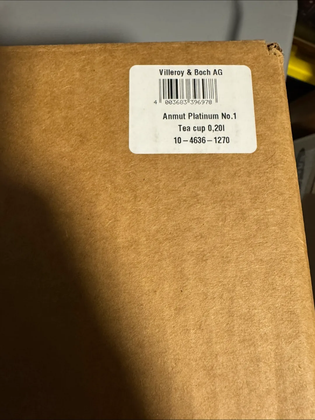 Set of Villeroy & Boch Anmut Platinum No.1 Cup & Saucer image indicator(6)