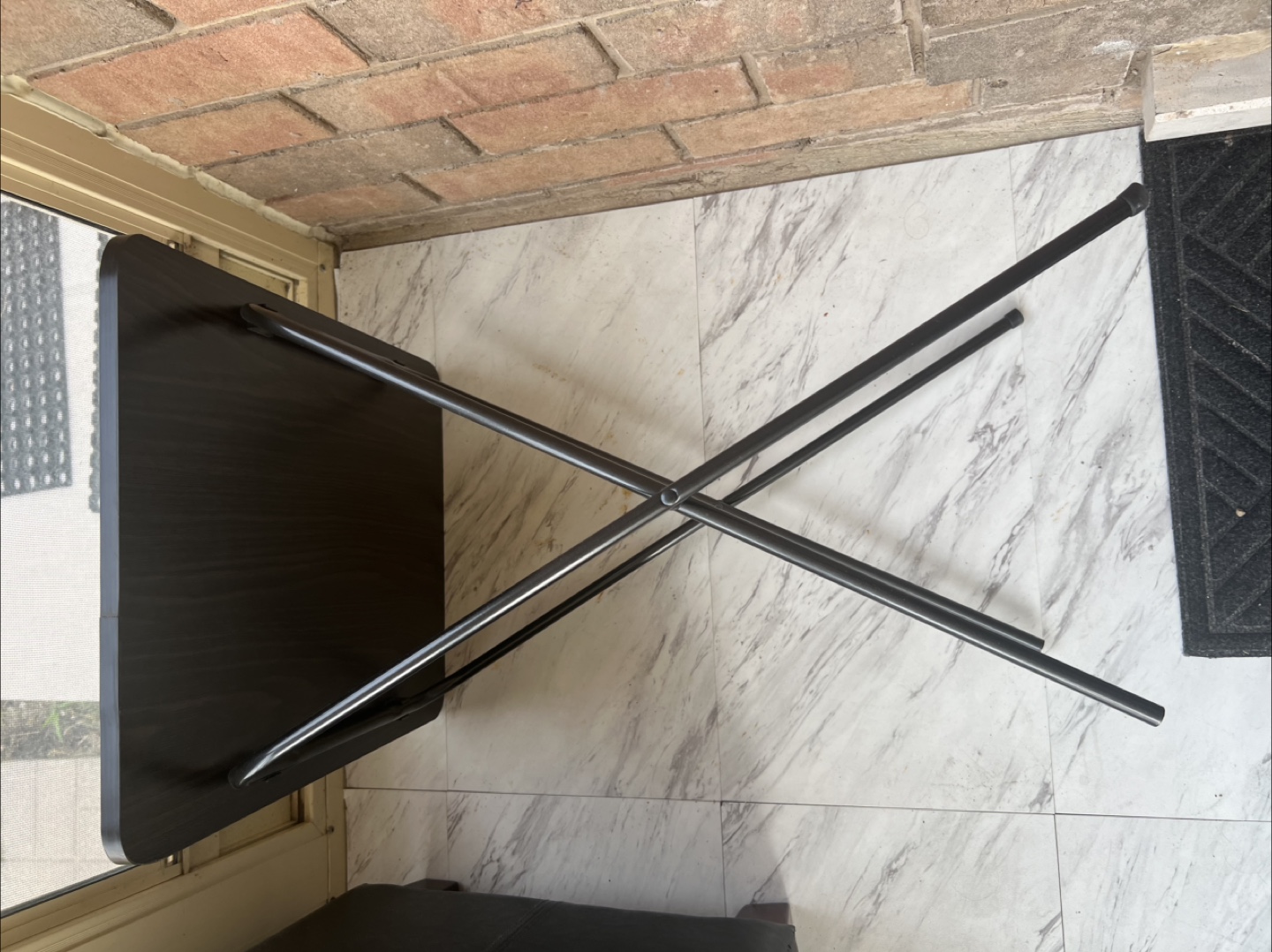 Folding Table - Brown - photo 3
