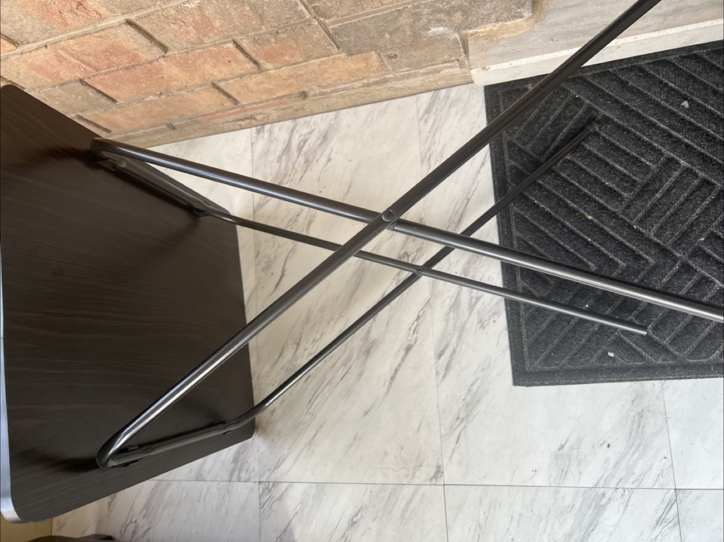 Folding Table - Brown - photo 2