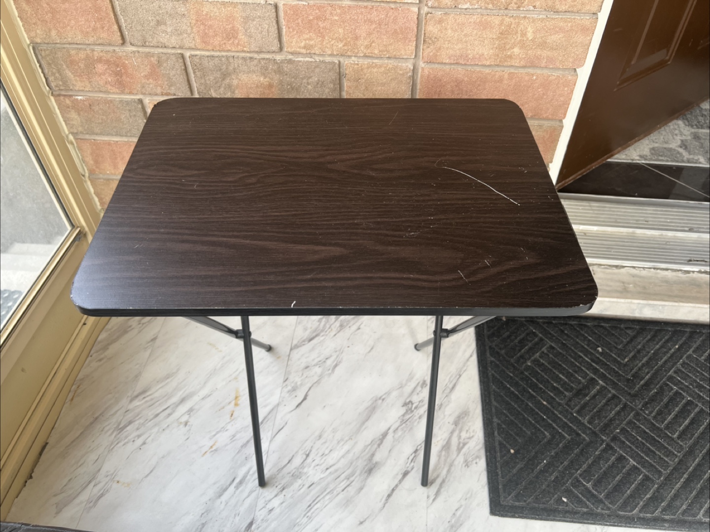 Folding Table - Brown