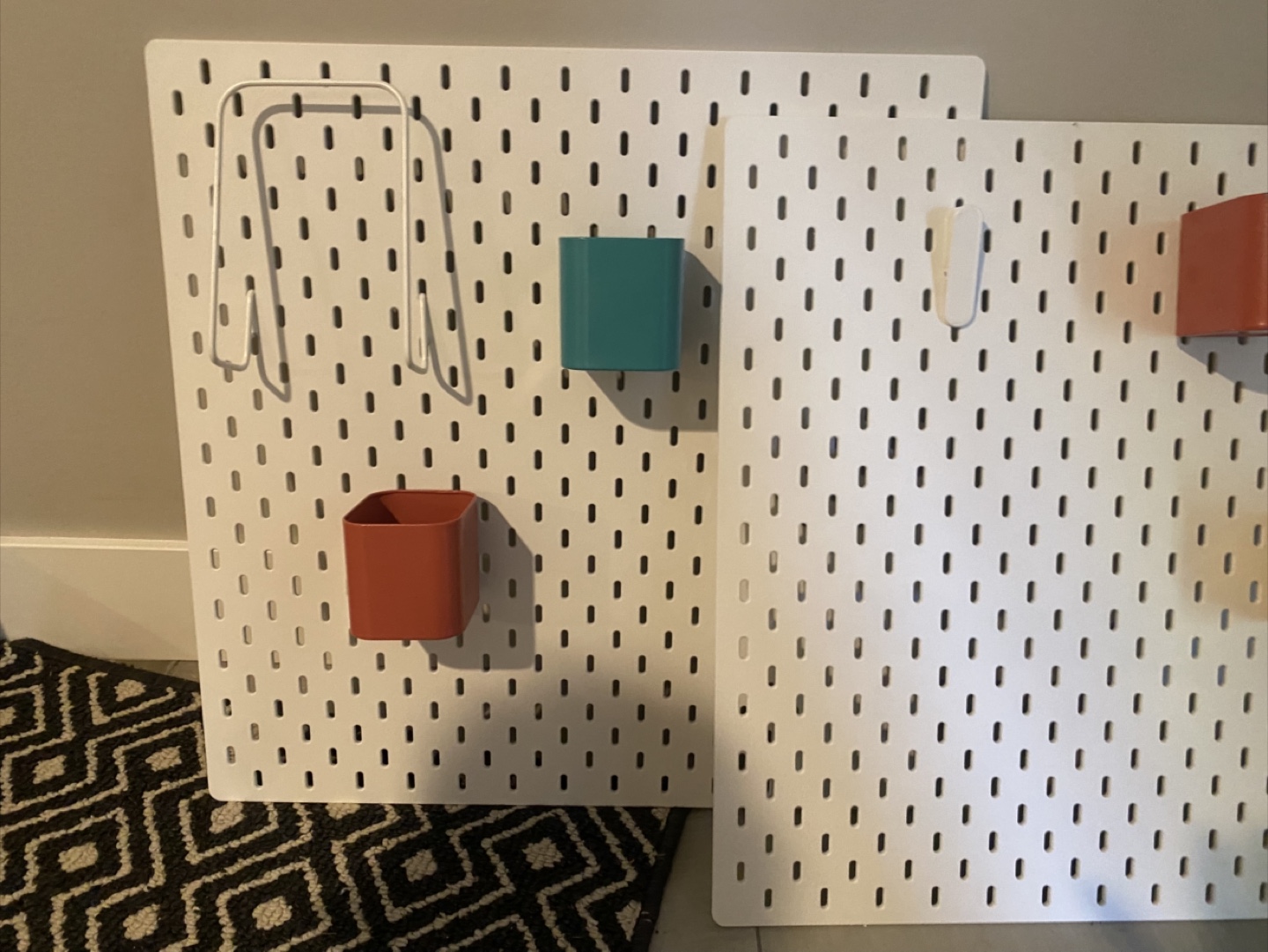 IKEA SKÅDIS Pegboard, White, 56x56 cm - photo 2