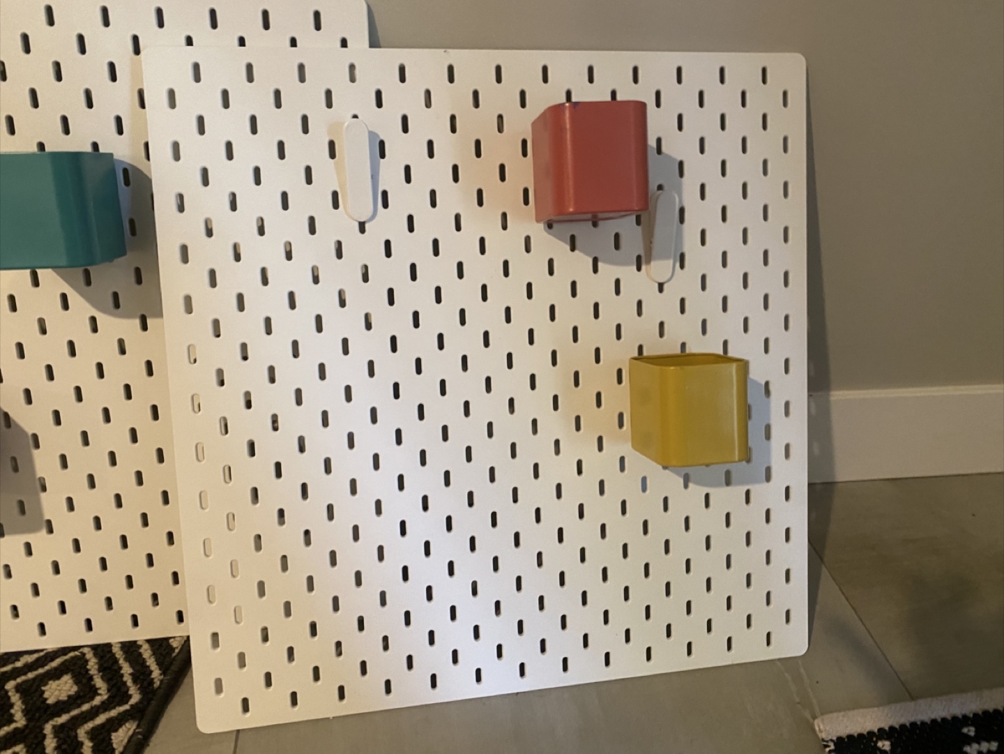 IKEA SKÅDIS Pegboard, White, 56x56 cm - photo 3