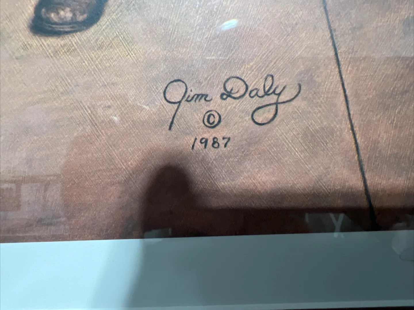 Jim Daly "Territorial Rights" Framed Print image indicator(2)