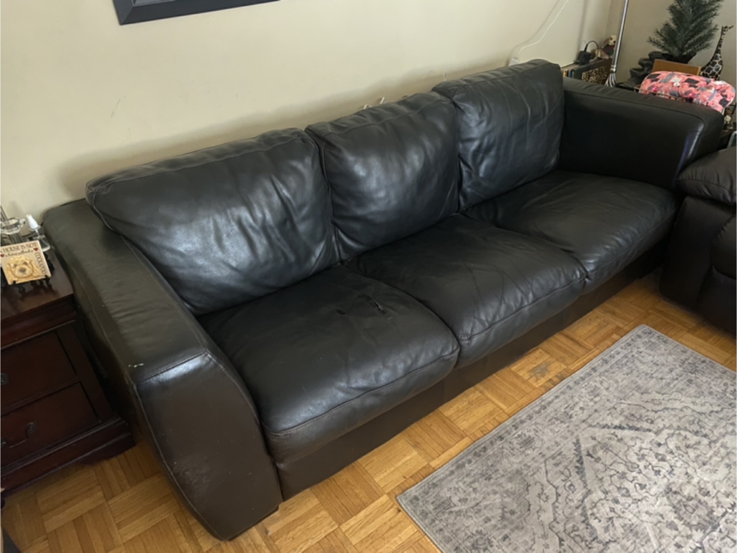 Free leather couch/sofa