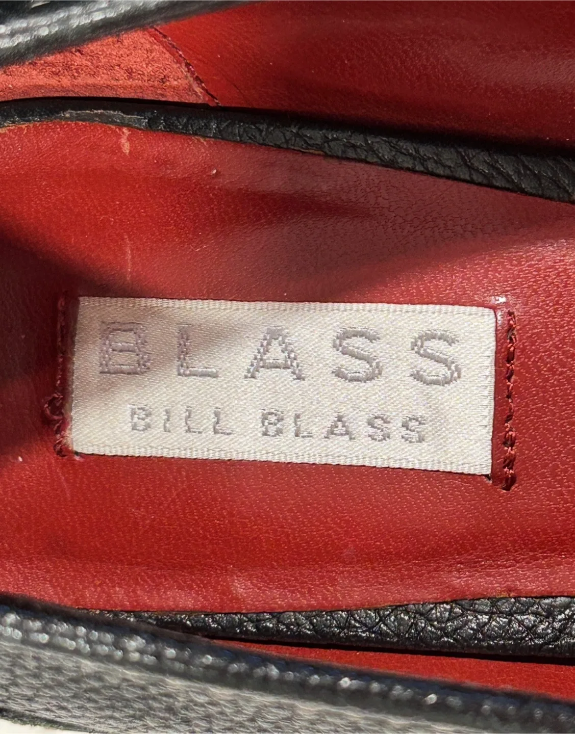 Bill Blass Black Leather Womens Wedge Heel image indicator(6)