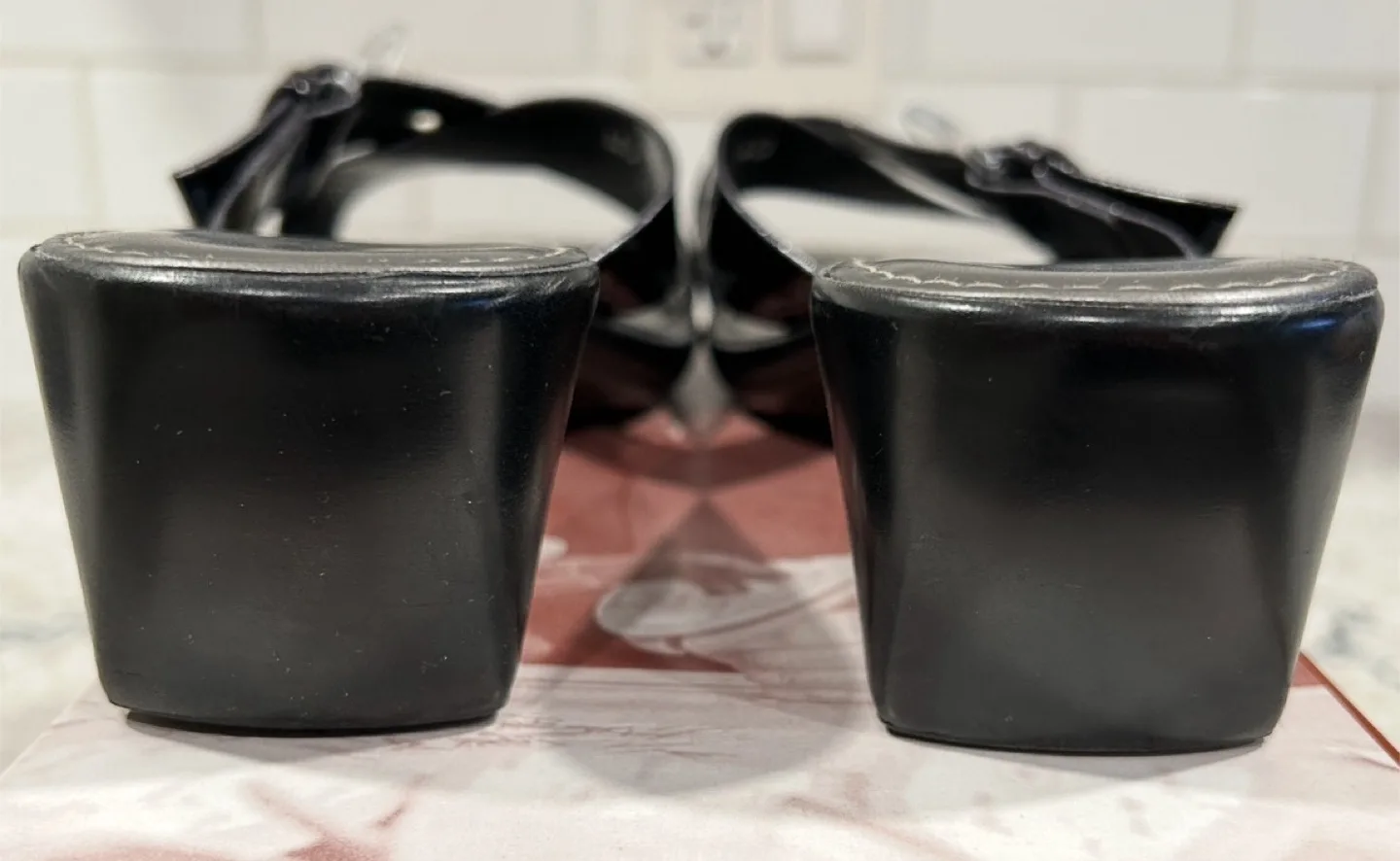 Patti Italy Women’s Navy/Dark Blue Sandal Wedges image indicator(3)